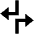 Triangle Arrow Dodge Fill Icon from Outlined Fill - Material Pro Set
