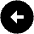 Triangle Arrow Left Circle Fill Icon from Outlined Fill - Material Pro Set