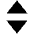 Triangle Arrow Move Vertical Fill Icon from Outlined Fill - Material Pro Set