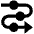 Triangle Arrow Roadmap Fill Icon from Outlined Fill - Material Pro Set