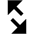 Triangle Arrow Transfer Diagonal 4 Fill Icon from Outlined Fill - Material Pro Set