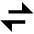 Triangle Arrow Transfer Horizontal 1 Fill Icon from Outlined Fill - Material Pro Set