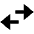 Triangle Arrow Transfer Horizontal 2 Fill Icon from Outlined Fill - Material Pro Set