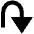 Triangle Arrow Turn Down Right Fill Icon from Outlined Fill - Material Pro Set
