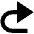 Triangle Arrow Turn Forward Fill Icon from Outlined Fill - Material Pro Set