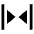Triangle Arrow Vertical Compress Fill Icon from Outlined Fill - Material Pro Set