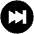 Fast Forward Circle Alt Fill Icon from Outlined Fill - Material Pro Set