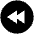 Fast Rewind Circle Fill Icon from Outlined Fill - Material Pro Set
