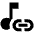 Link Music Fill Icon from Outlined Fill - Material Pro Set