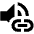 Link Sound Fill Icon from Outlined Fill - Material Pro Set