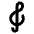 Treble Clef Fill Icon from Outlined Fill - Material Pro Set