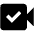 Video Call Connected Fill Icon from Outlined Fill - Material Pro Set