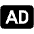Advertisement Fill Icon from Outlined Fill - Material Pro Set