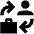 Business To Consumer Fill Icon from Outlined Fill - Material Pro Set