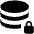 Database Lock Fill Icon from Outlined Fill - Material Pro Set
