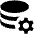 Database Setting Gear Fill Icon from Outlined Fill - Material Pro Set
