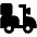 Motorcycle Delivery Fill Icon from Outlined Fill - Material Pro Set