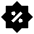 Percent Badge Fill Icon from Outlined Fill - Material Pro Set