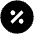 Percent Circle Fill Icon from Outlined Fill - Material Pro Set