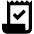 Receipt Long Check Fill Icon from Outlined Fill - Material Pro Set