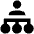 Work Organization Fill Icon from Outlined Fill - Material Pro Set