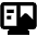 Code Monitor Fill Icon from Outlined Fill - Material Pro Set
