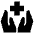Insurance Hand Fill Icon from Outlined Fill - Material Pro Set