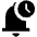 Notification Clock Fill Icon from Outlined Fill - Material Pro Set