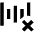 Voice Validation Deny Fill Icon from Outlined Fill - Material Pro Set