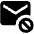 Block Email Fill Icon from Outlined Fill - Material Pro Set