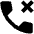 Call Rejected Fill Icon from Outlined Fill - Material Pro Set