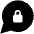 Chat Lock Alt Fill Icon from Outlined Fill - Material Pro Set