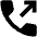 Outgoing Call Fill Icon from Outlined Fill - Material Pro Set