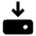 Harddisk Download Icon from Outlined Fill - Material Pro Set