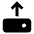 Harddisk Upload Icon from Outlined Fill - Material Pro Set