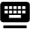 Keyboard Floating Fill Icon from Outlined Fill - Material Pro Set