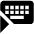 Keyboard One Hand Right Fill Icon from Outlined Fill - Material Pro Set