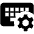 Keyboard Setting Gear Fill Icon from Outlined Fill - Material Pro Set