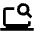Laptop Search Fill Icon from Outlined Fill - Material Pro Set
