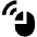 Left Click Mouse Fill Icon from Outlined Fill - Material Pro Set