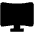 Monitor Curved Fill Icon from Outlined Fill - Material Pro Set