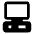 Retro Computer Fill Icon from Outlined Fill - Material Pro Set