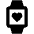 Watch Heartrate Alt Fill Icon from Outlined Fill - Material Pro Set