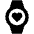 Watch Heartrate Fill Icon from Outlined Fill - Material Pro Set