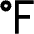 Fahrenheit Fill Icon from Outlined Fill - Material Pro Set