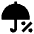 Rain Chance Fill Icon from Outlined Fill - Material Pro Set