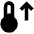 Temperature Up Fill Icon from Outlined Fill - Material Pro Set