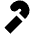 Walking Cane Fill Icon from Outlined Fill - Material Pro Set