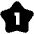 1 Star Fill Icon from Outlined Fill - Material Pro Set