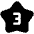 3 Star Fill Icon from Outlined Fill - Material Pro Set